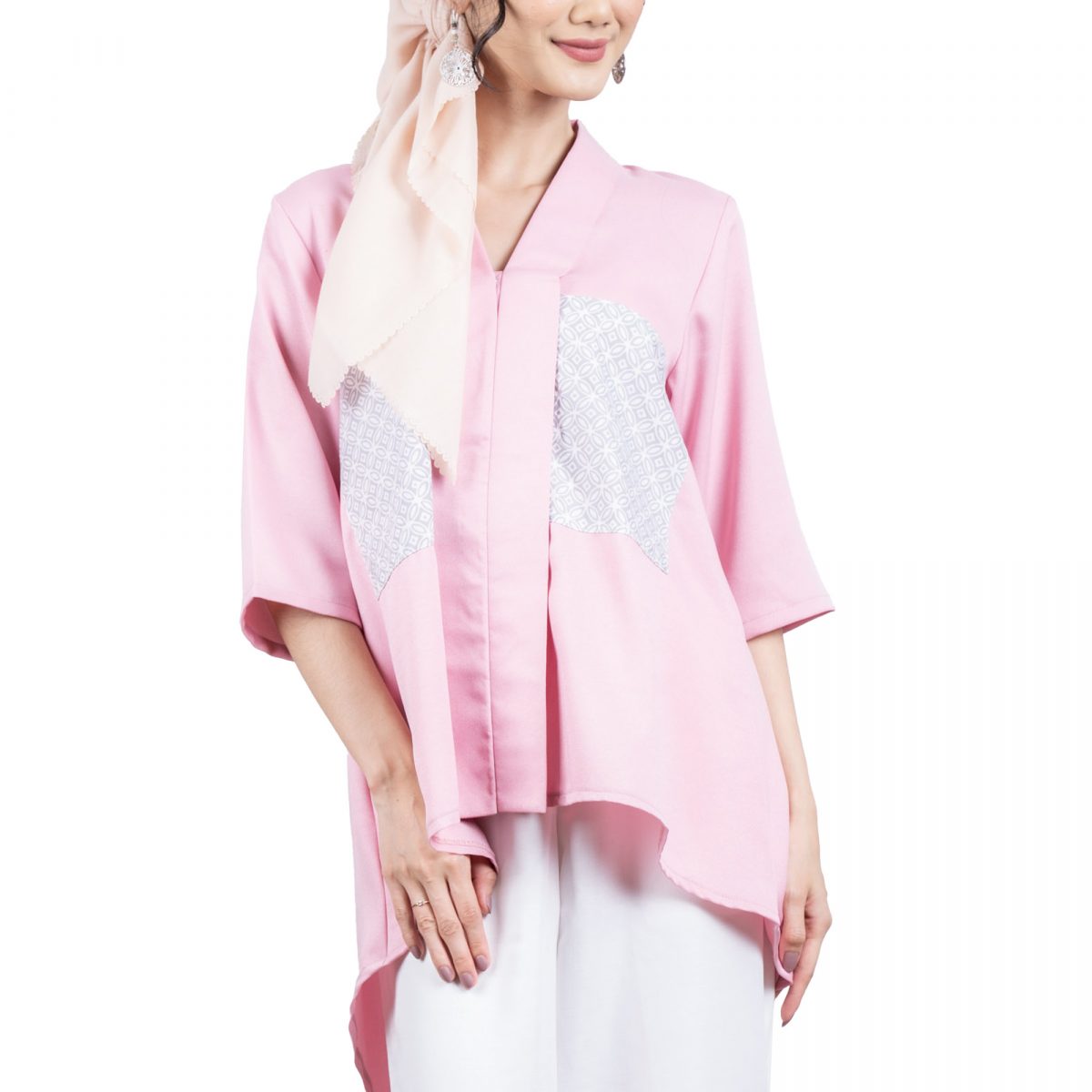 Shakila Tunic Pink - Image 2