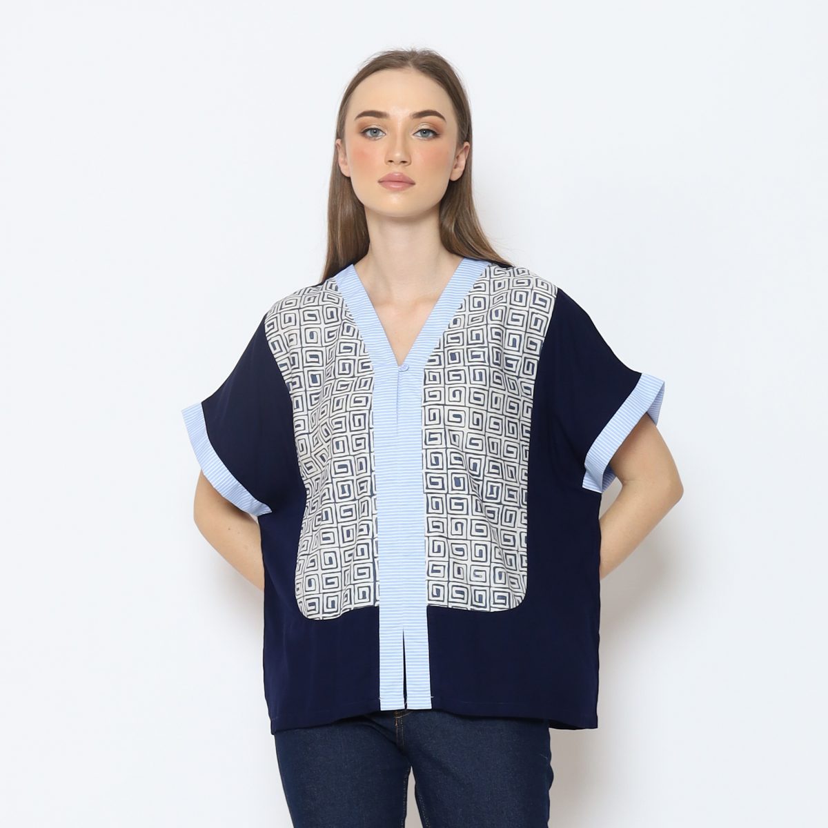 Nadira Blouse Navy