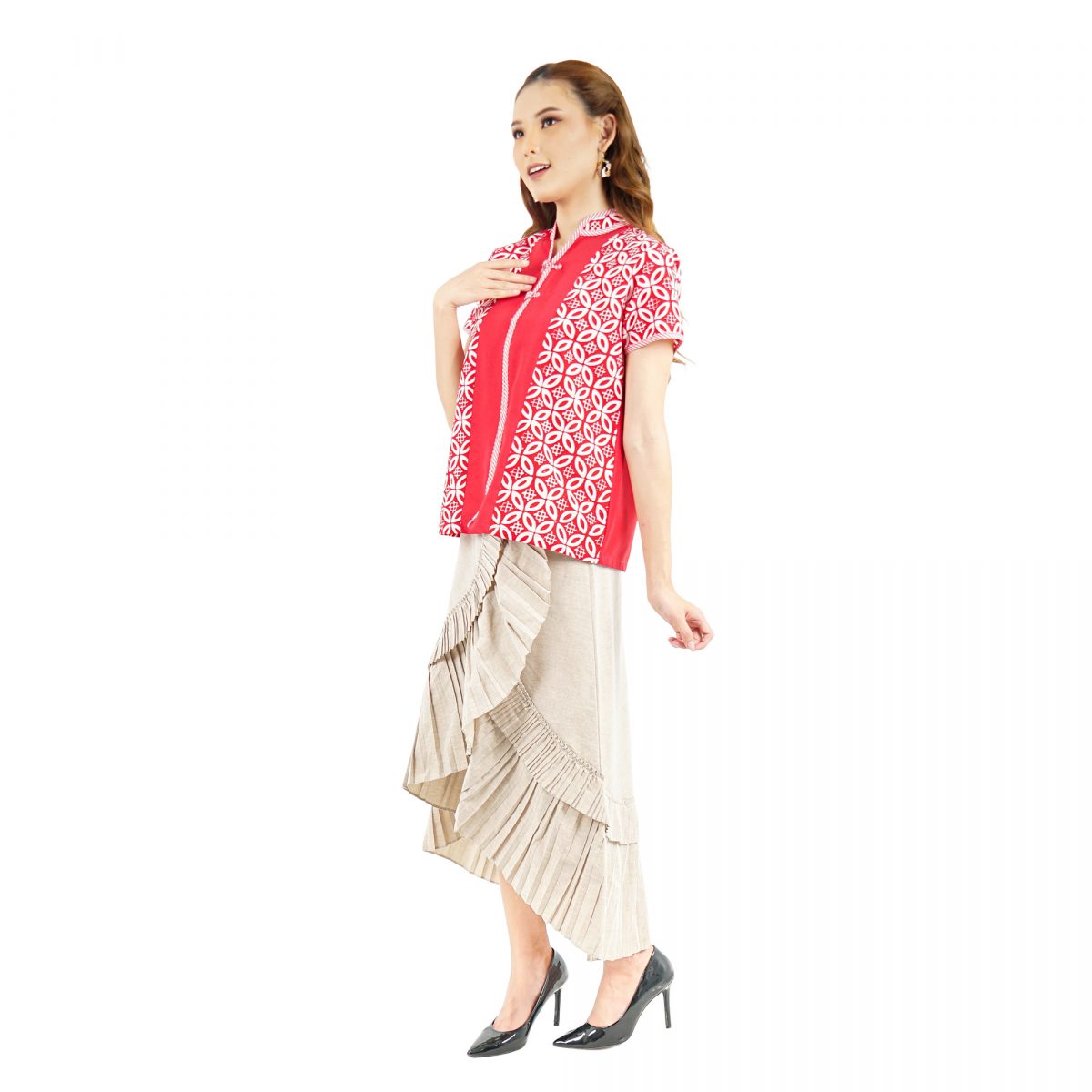 Liena Blouse Red - Image 4