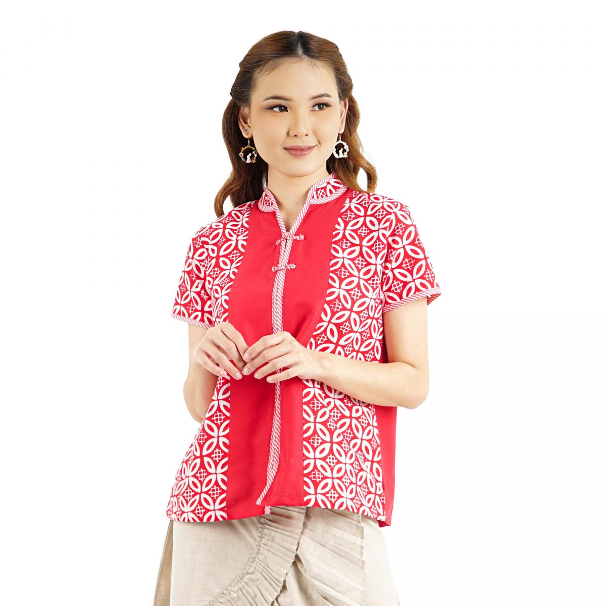 Liena Blouse Red