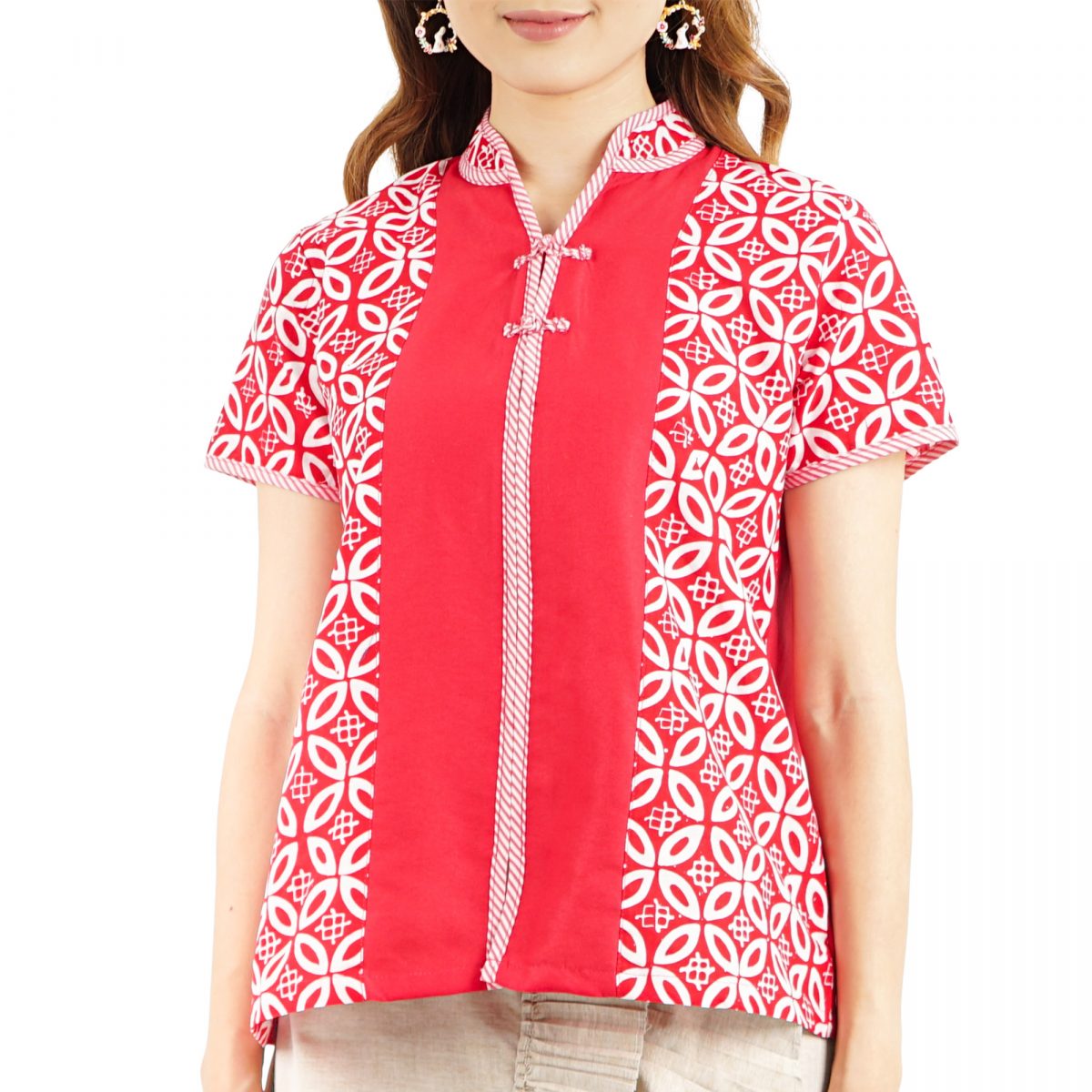 Liena Blouse Red - Image 2