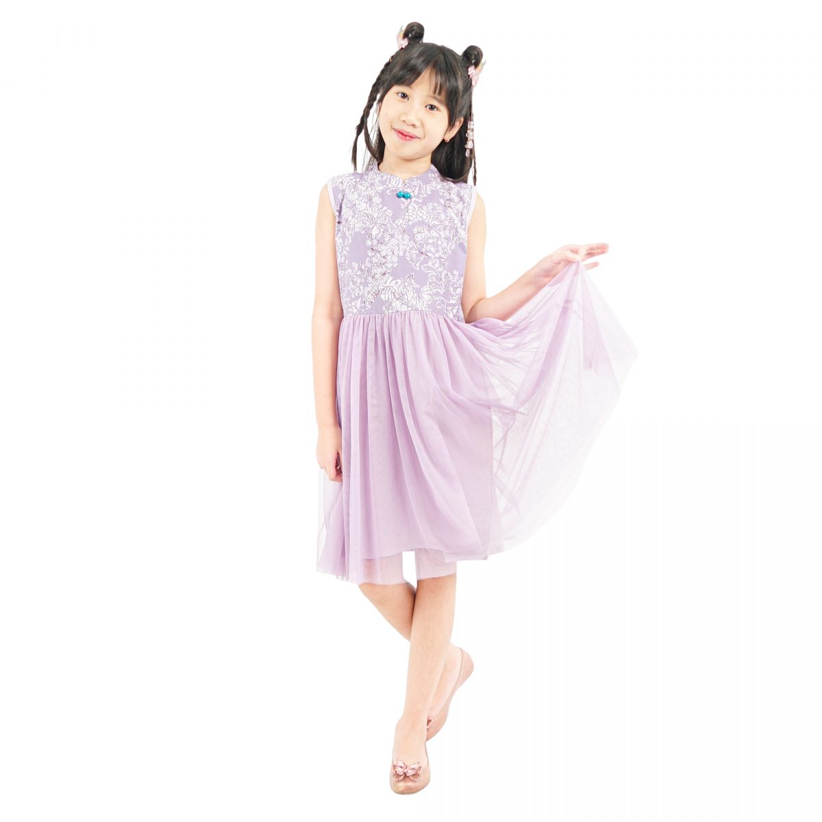 Isabella Dress Kids Lilac - Image 6