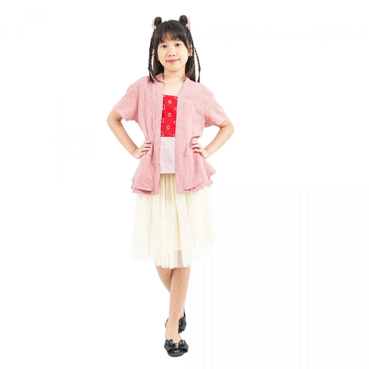 Narami Blouse Kids Pink - Image 6