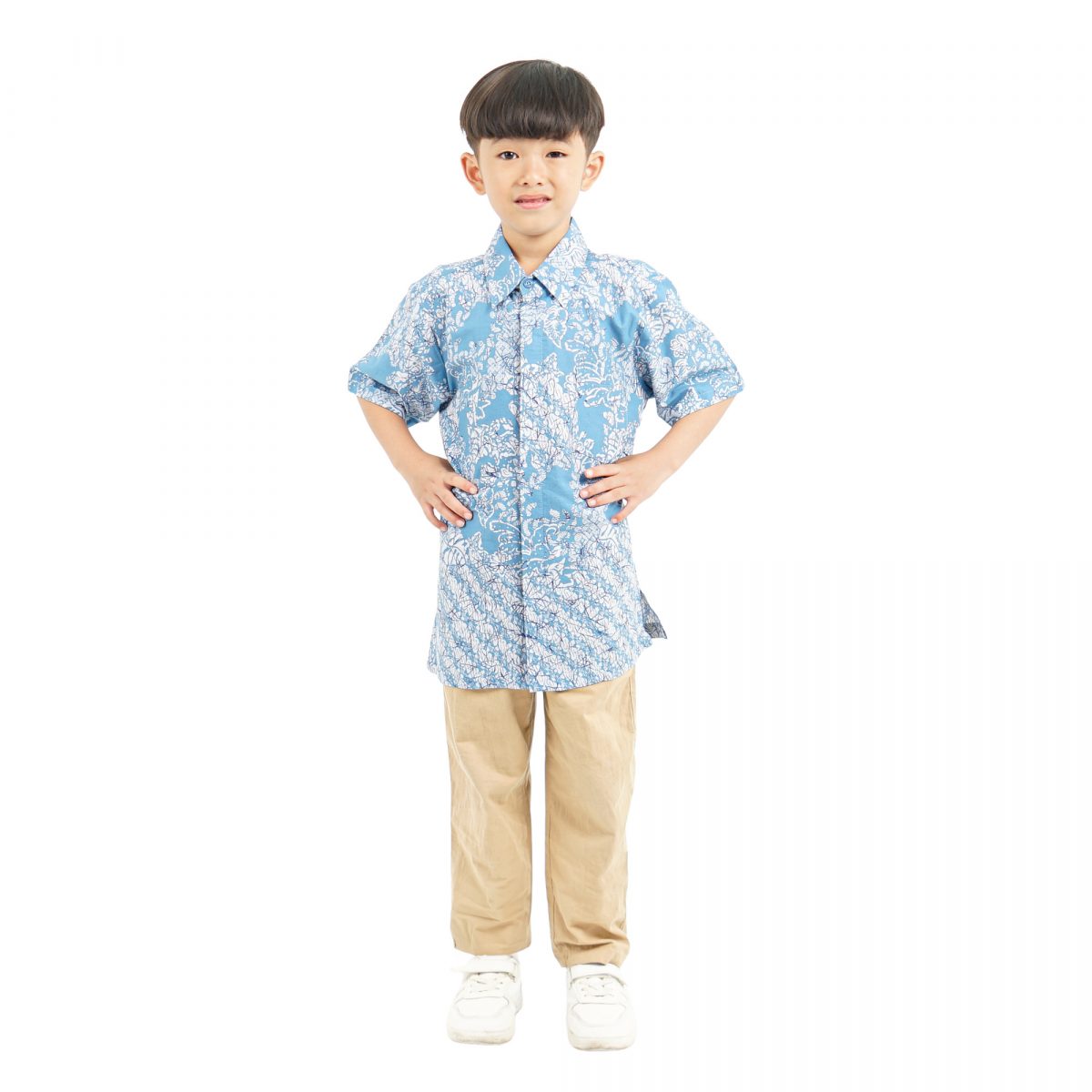 Irfan Shirt Kids Blue - Image 6