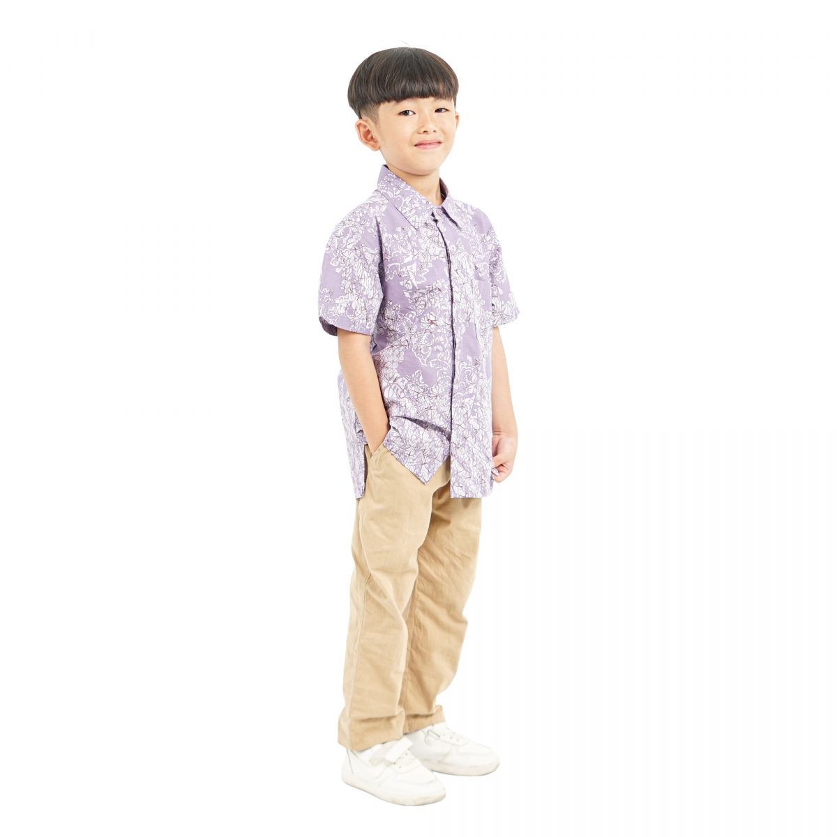 Irfan Shirt Kids Lilac - Image 3