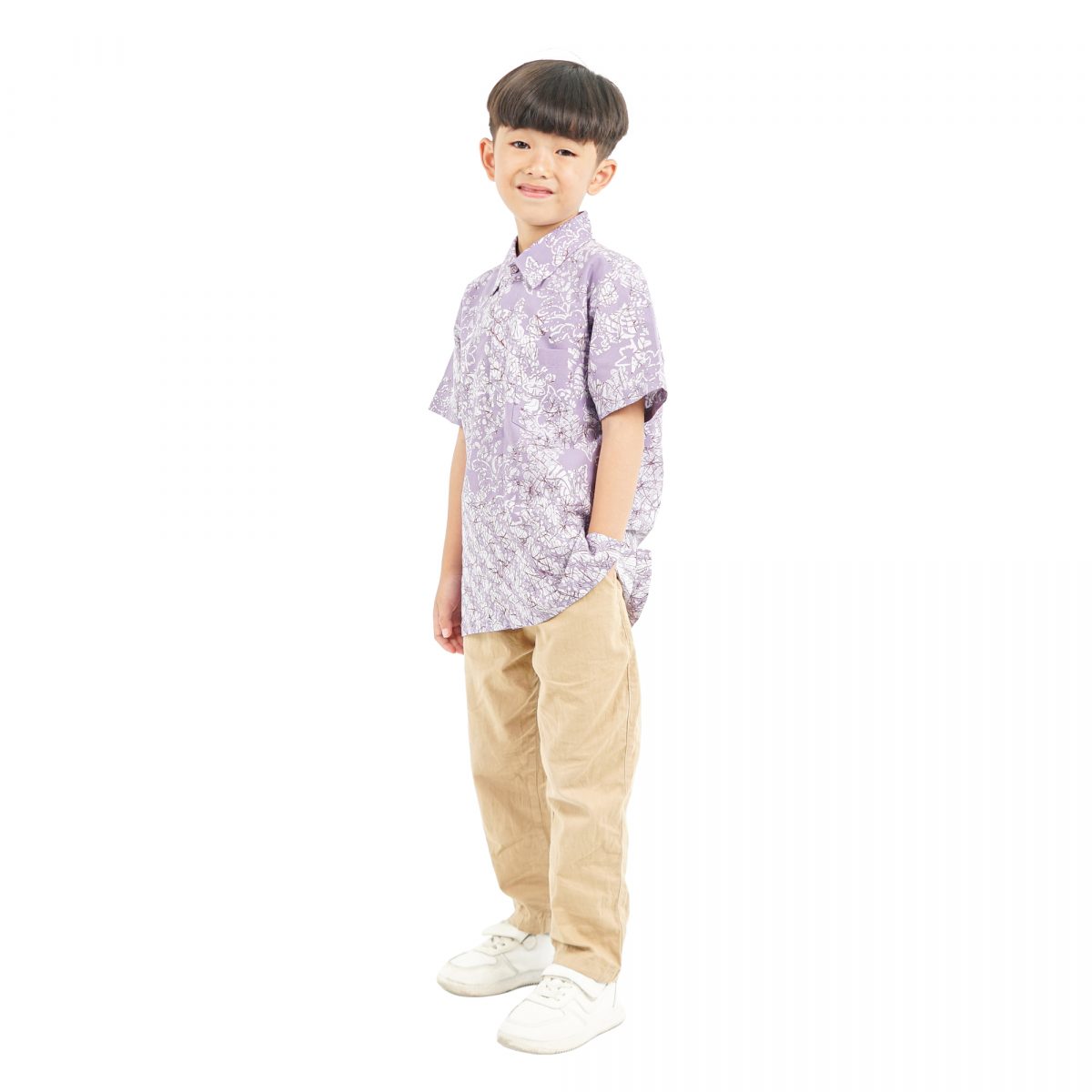 Irfan Shirt Kids Lilac - Image 4