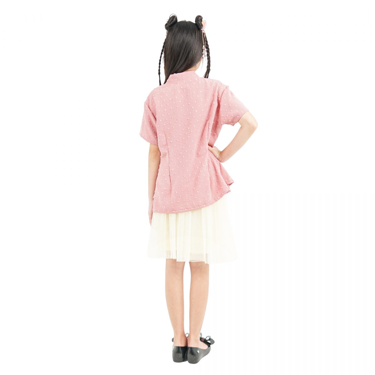 Narami Blouse Kids Pink - Image 5