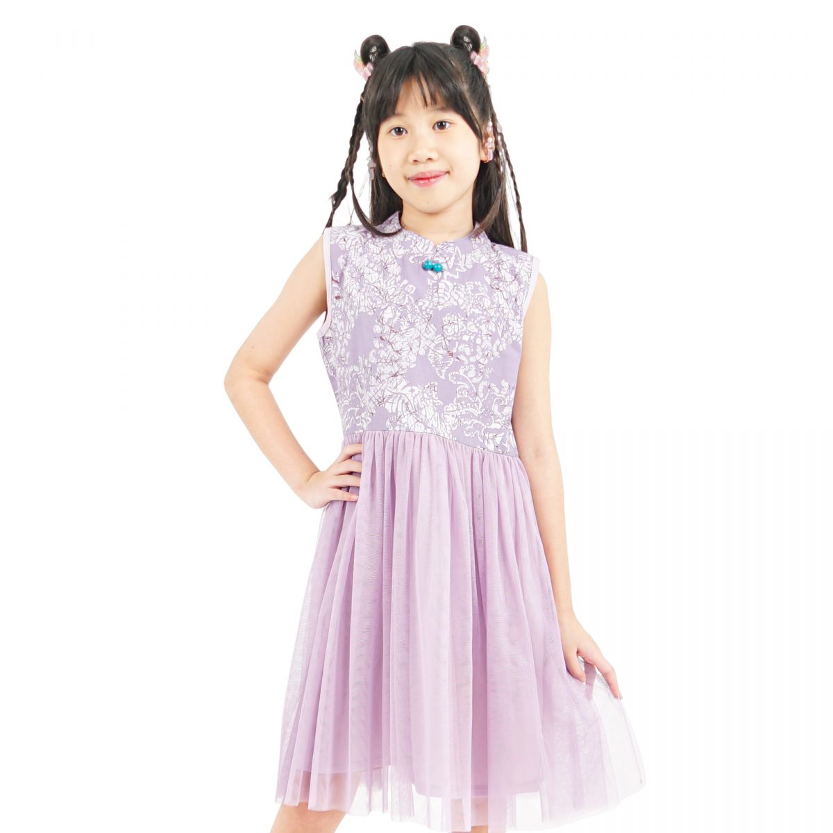 Isabella Dress Kids Lilac