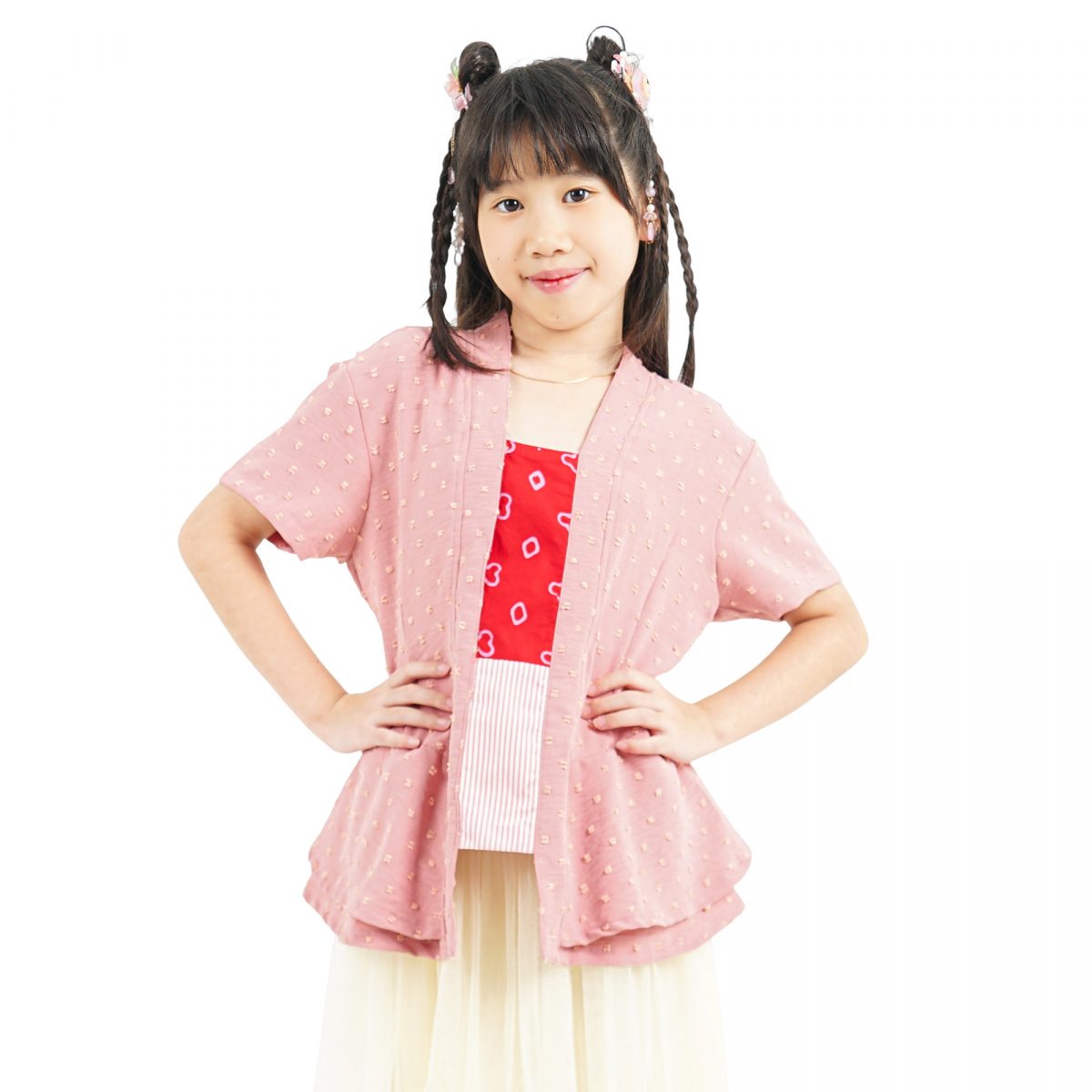 Narami Blouse Kids Pink