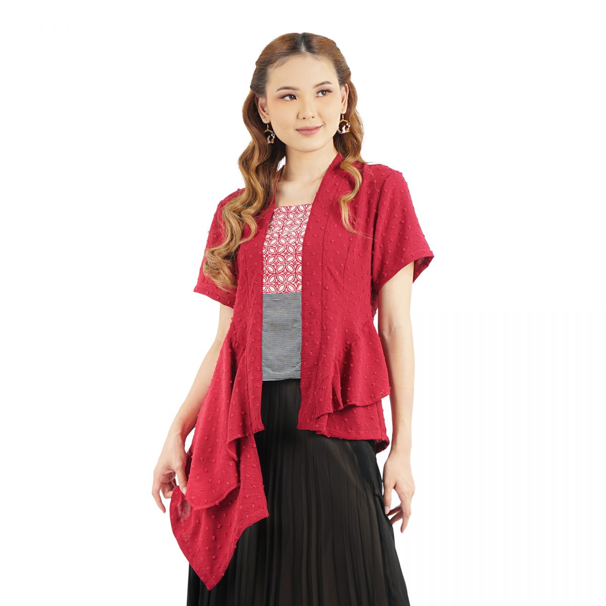 Narami Blouse Red