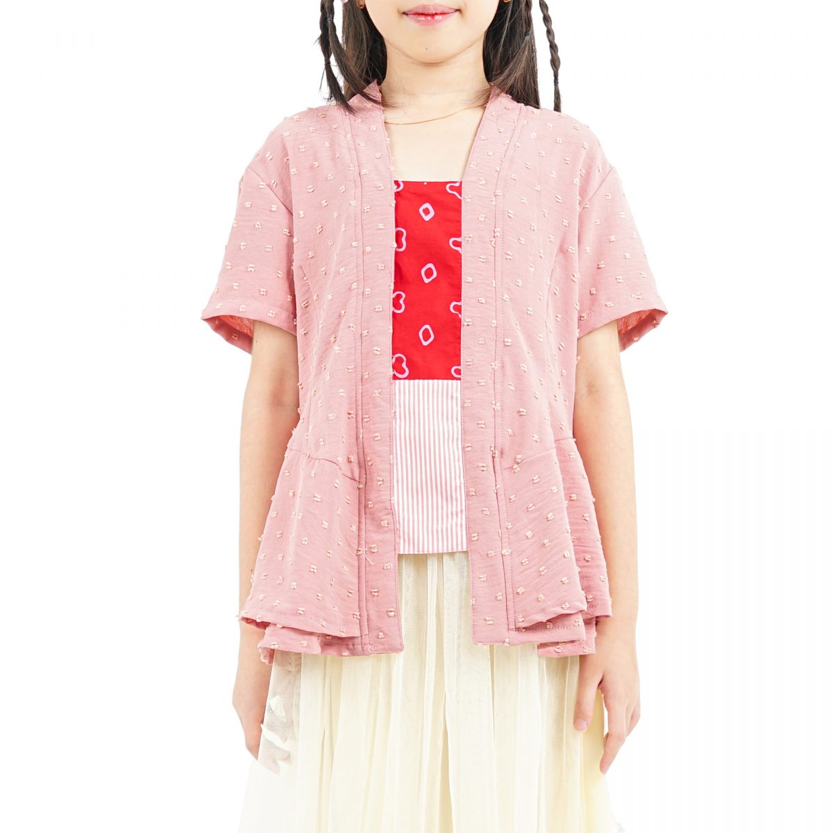 Narami Blouse Kids Pink - Image 2