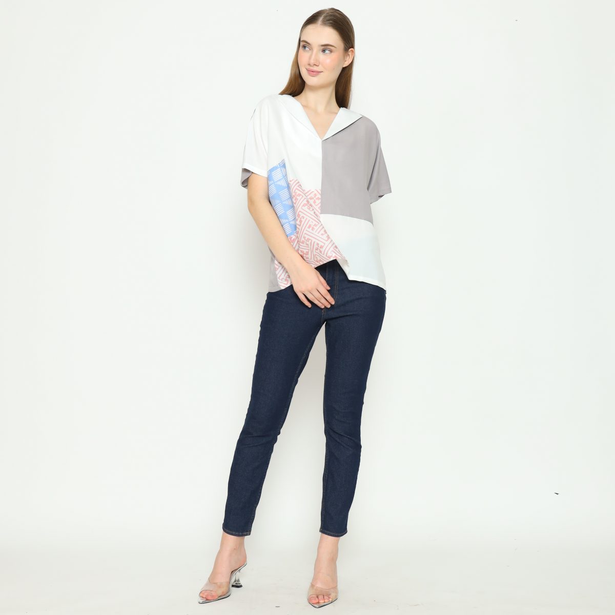 Lyla Blouse Taupe Pink - Image 6