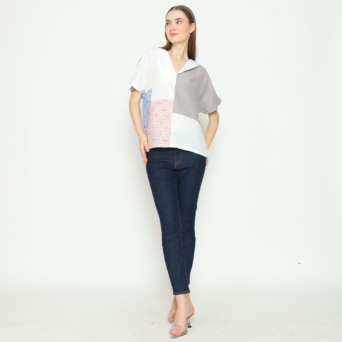 Lyla Blouse Taupe Pink - Image 5