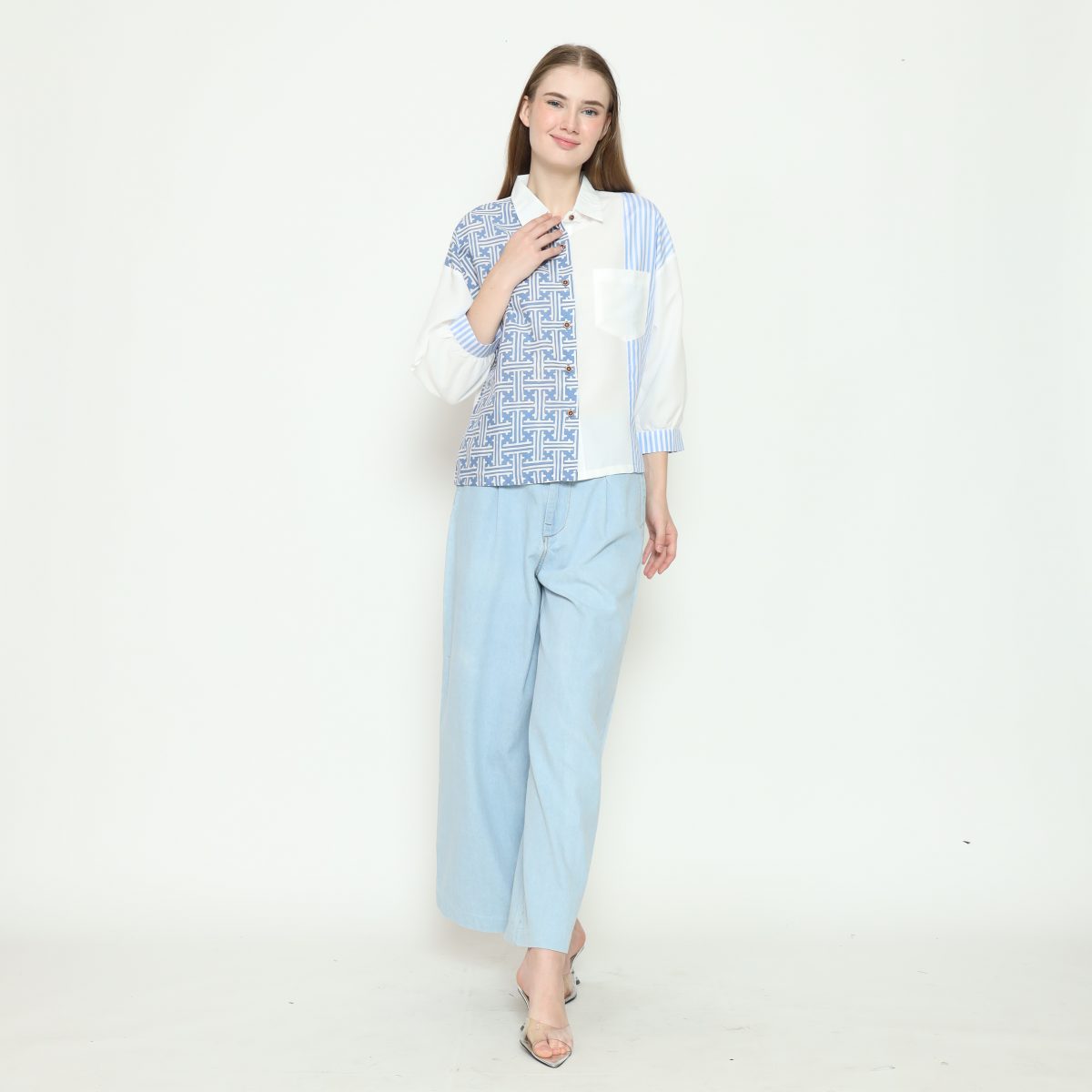 Emery Shirt Blue - Image 7