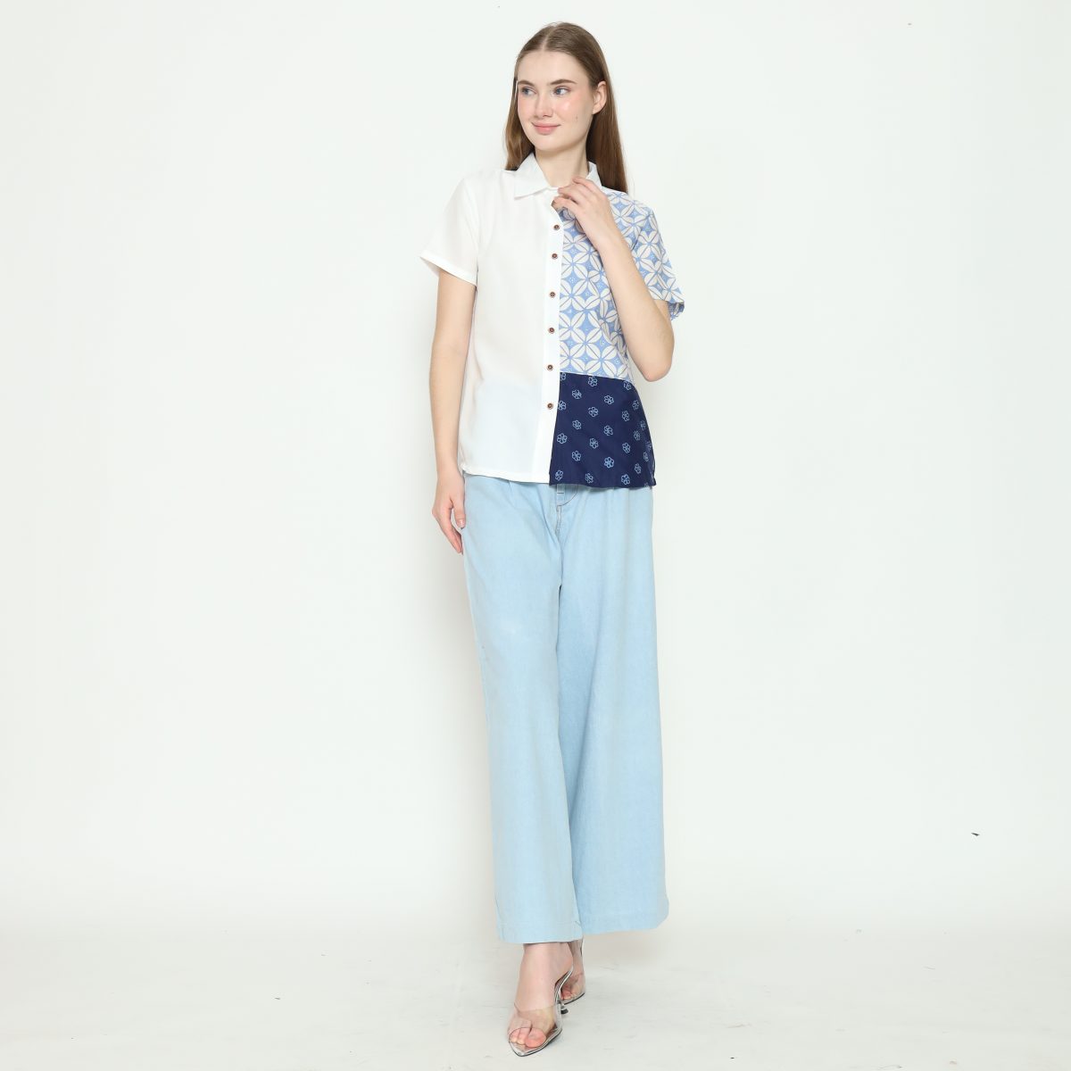 Agnes Shirt Blue Navy - Image 7