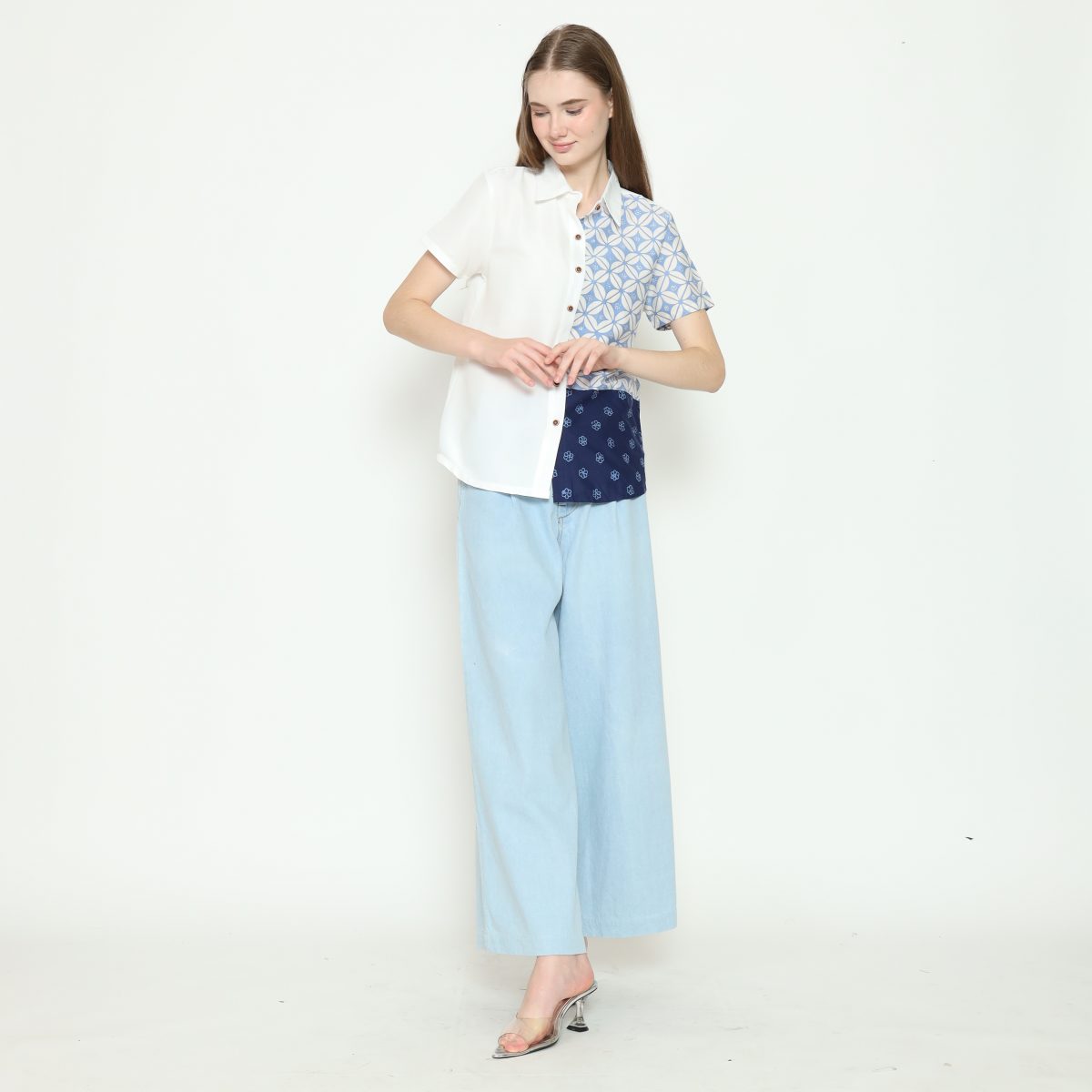 Agnes Shirt Blue Navy - Image 8