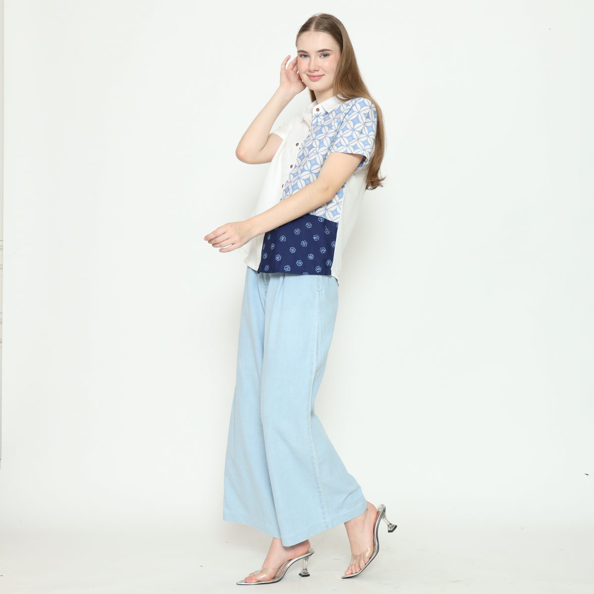 Agnes Shirt Blue Navy - Image 3