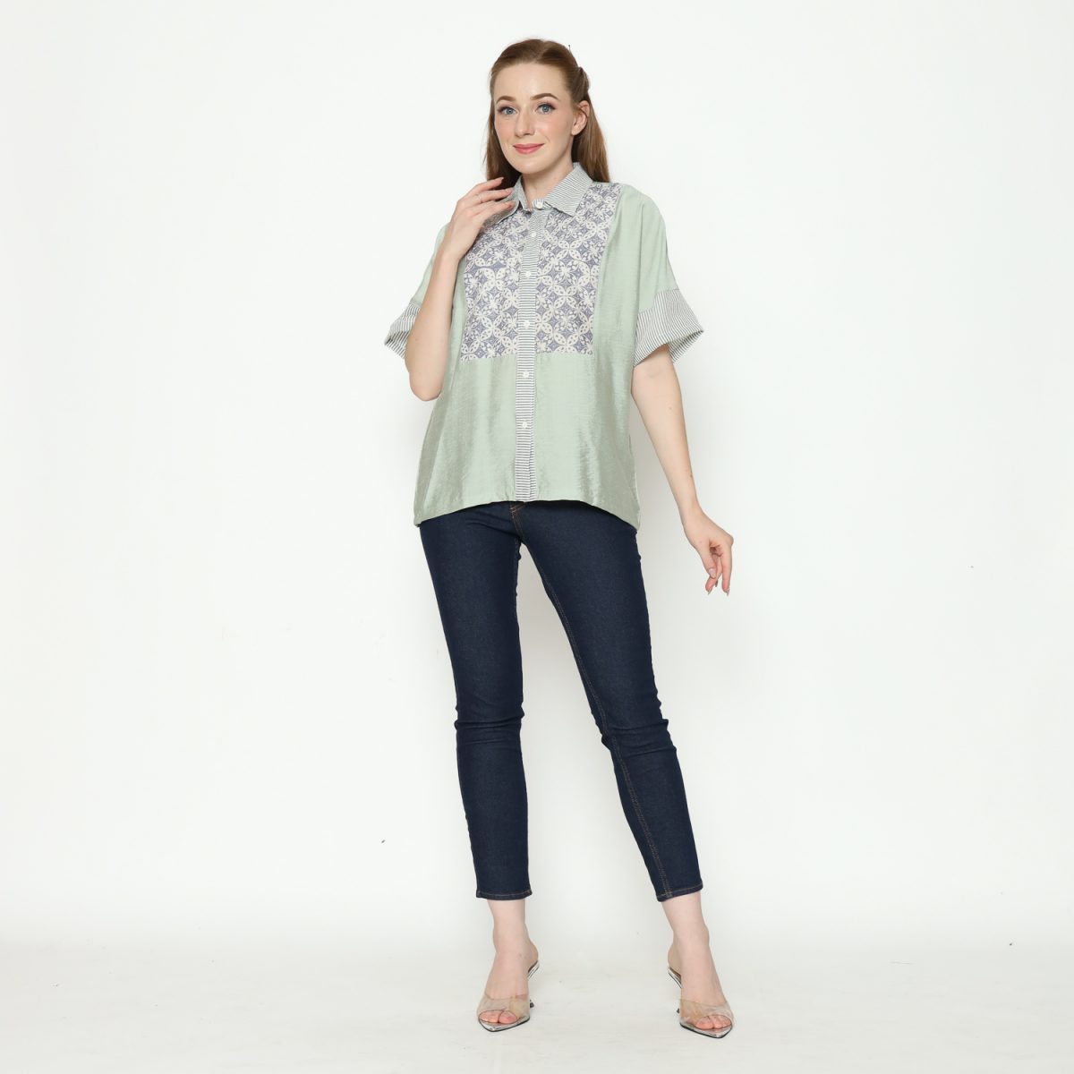 Scarlet Shirt Grey Green - Image 7