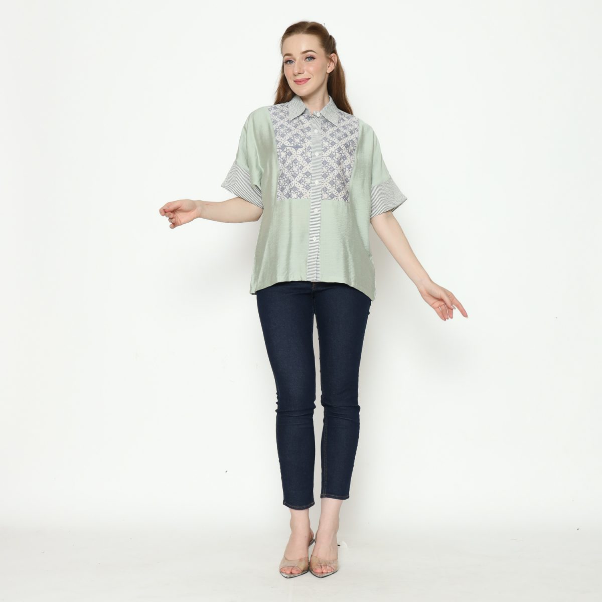 Scarlet Shirt Grey Green - Image 6