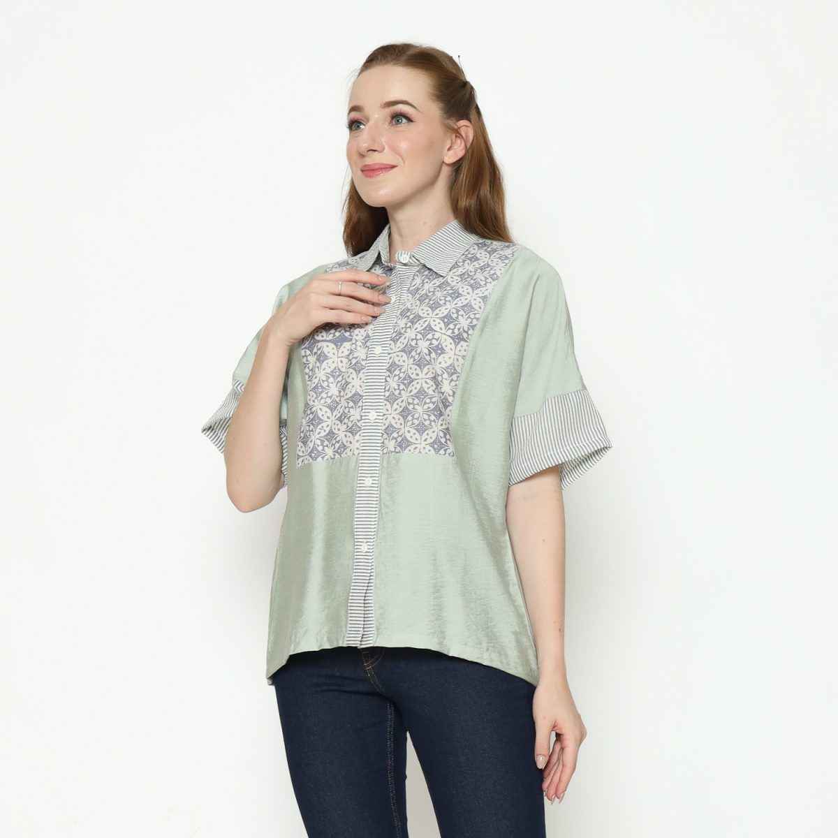 Scarlet Shirt Grey Green - Image 4