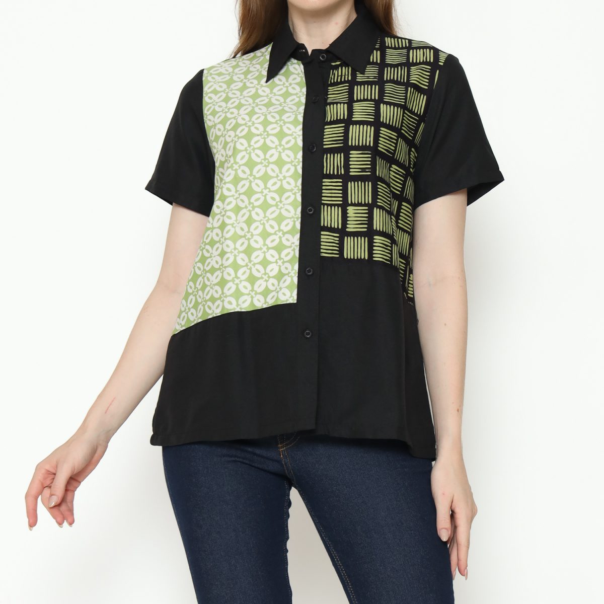 Janice Shirt Green - Image 2