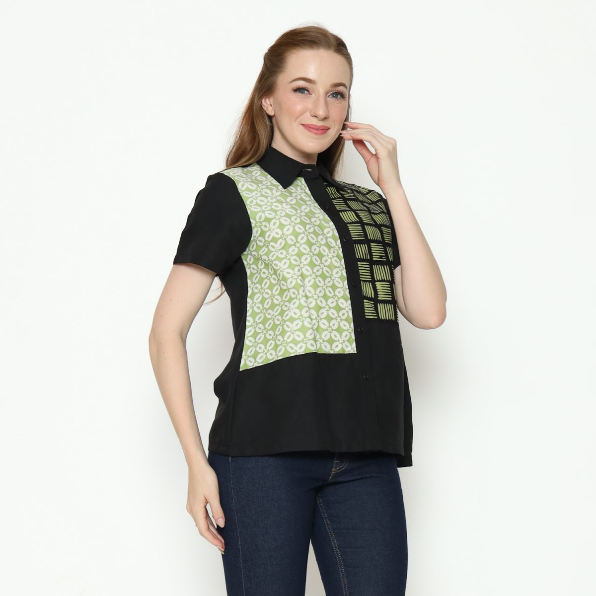 Janice Shirt Green - Image 3