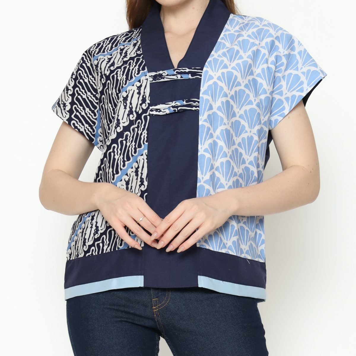 Inara Blouse Navy - Image 2