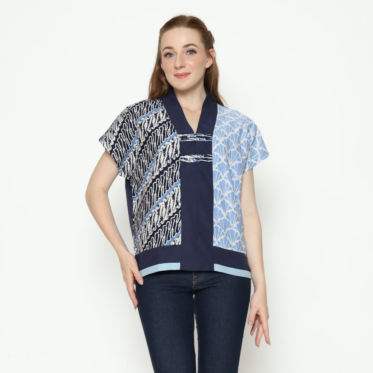 Inara Blouse Navy