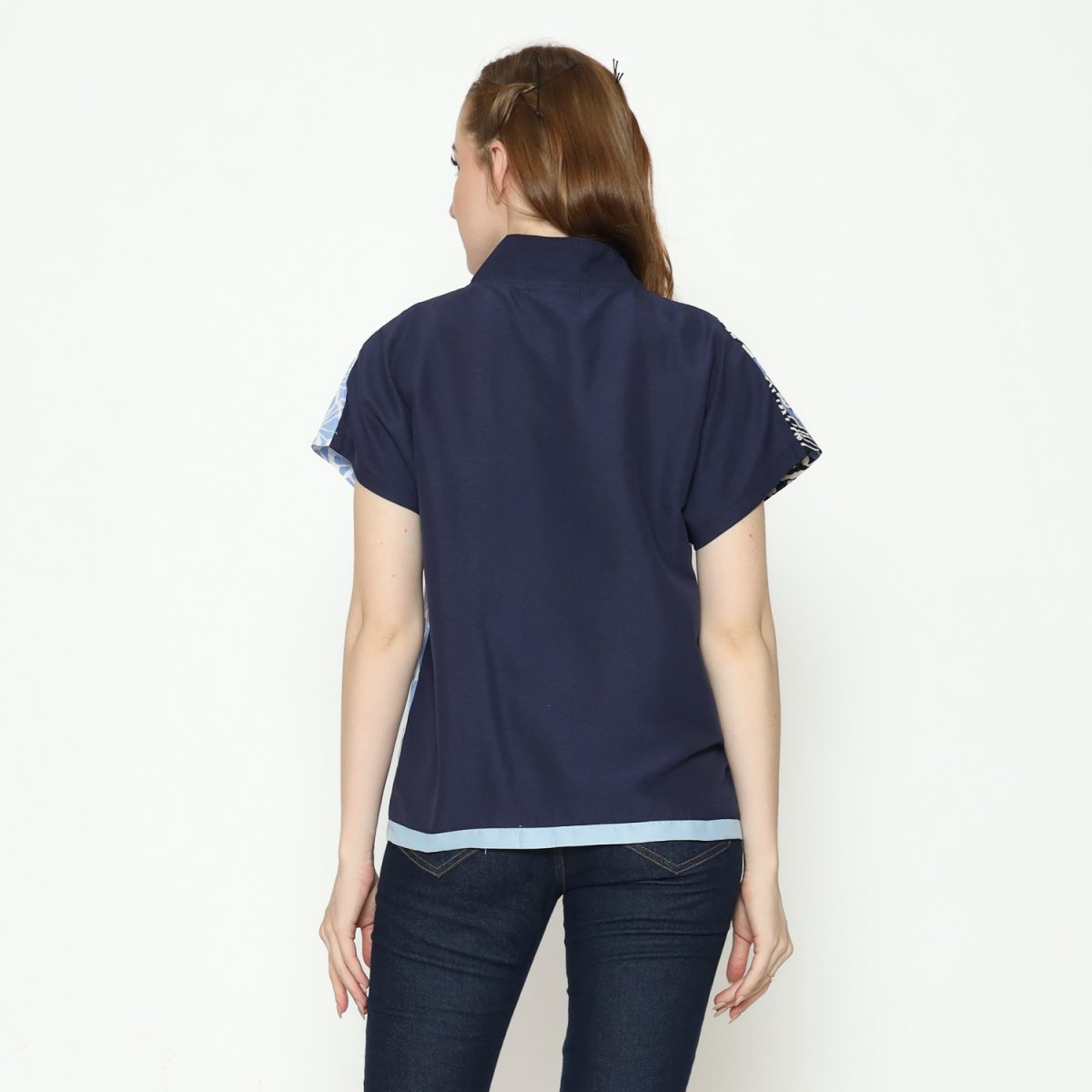 Inara Blouse Navy - Image 7