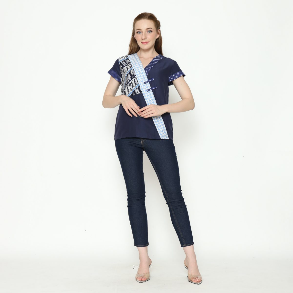 Melissa Blouse Parang Navy - Image 8