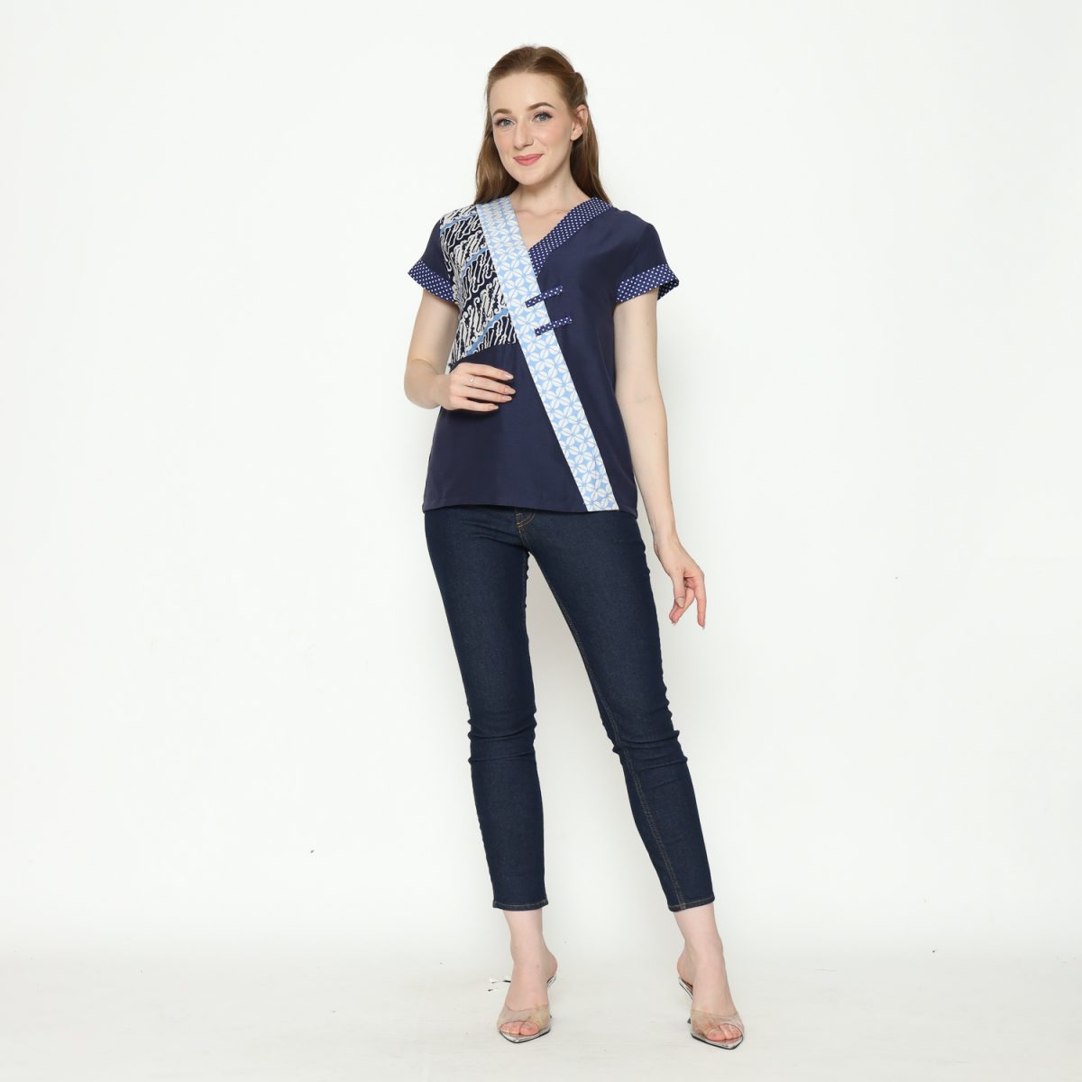 Melissa Blouse Parang Navy - Image 6