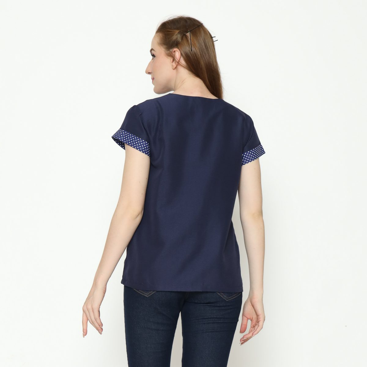 Melissa Blouse Parang Navy - Image 5