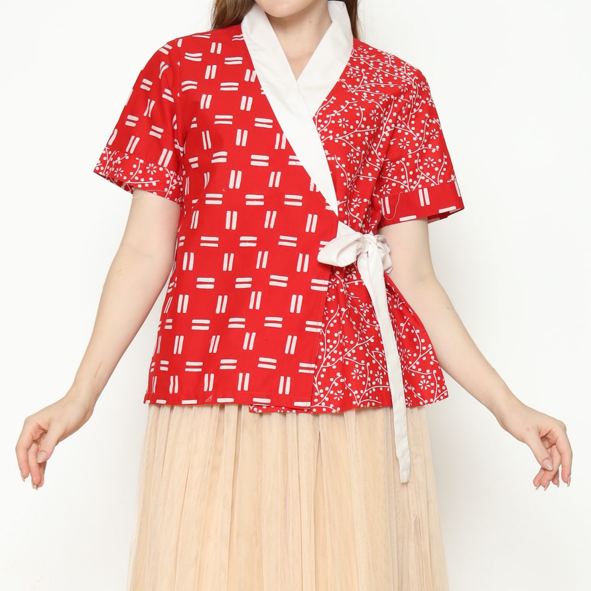 Misaki Blouse Red - Image 2