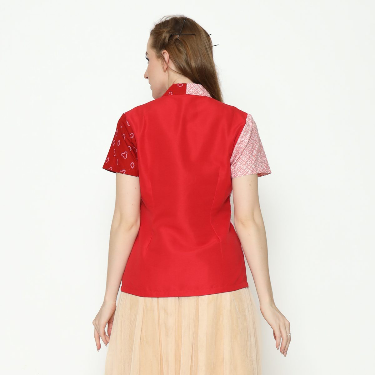 Misaki Blouse Red - Image 6