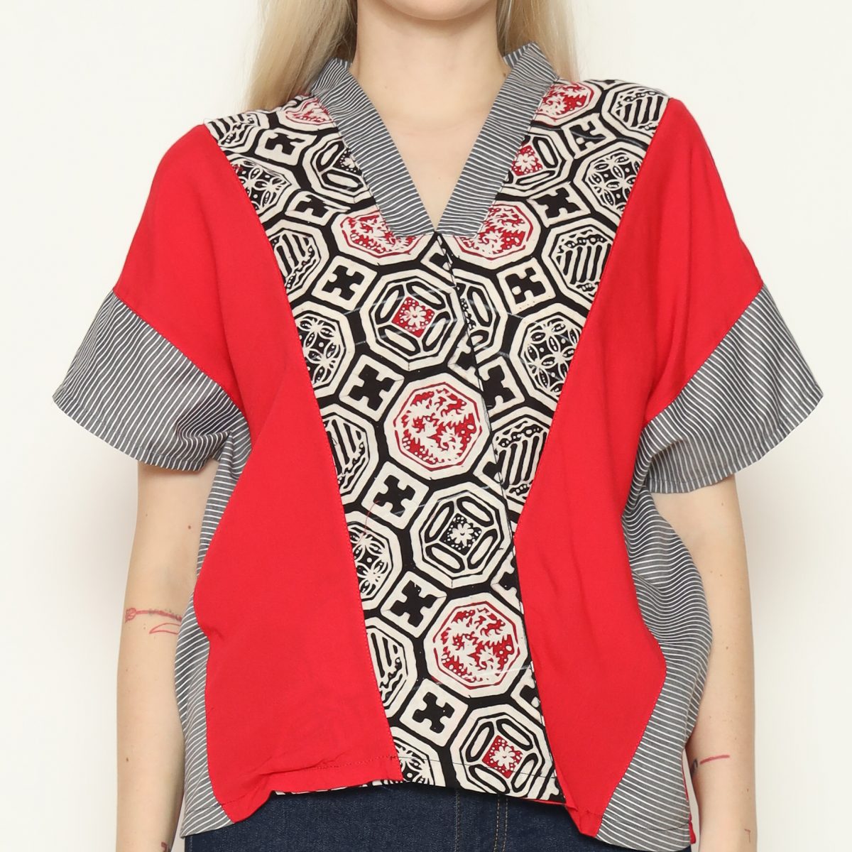 Rosalind Blouse Red - Image 2