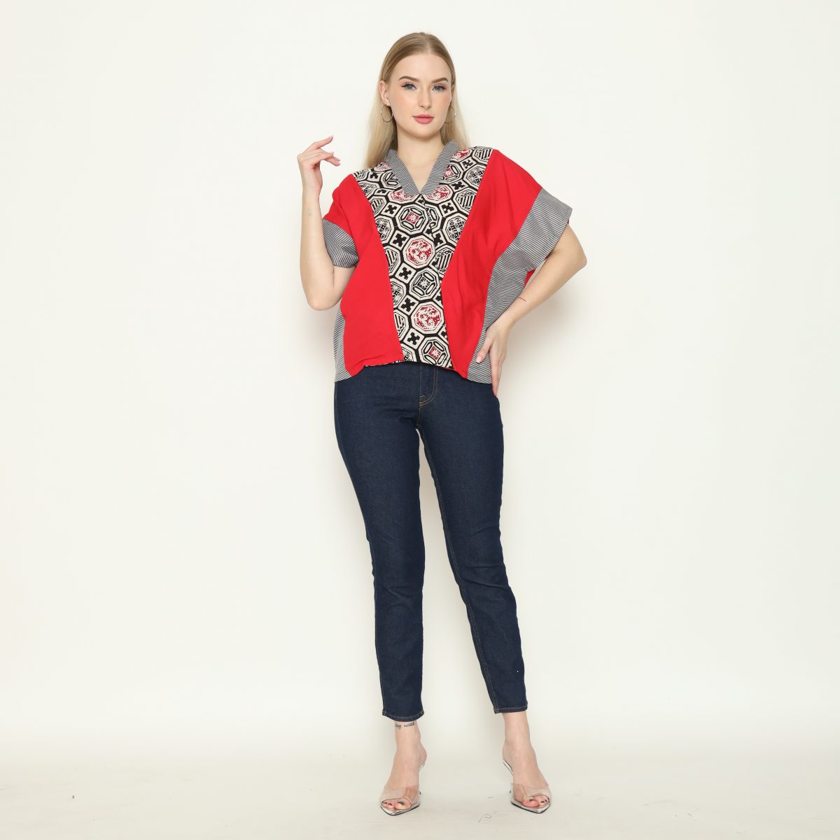 Rosalind Blouse Red - Image 5