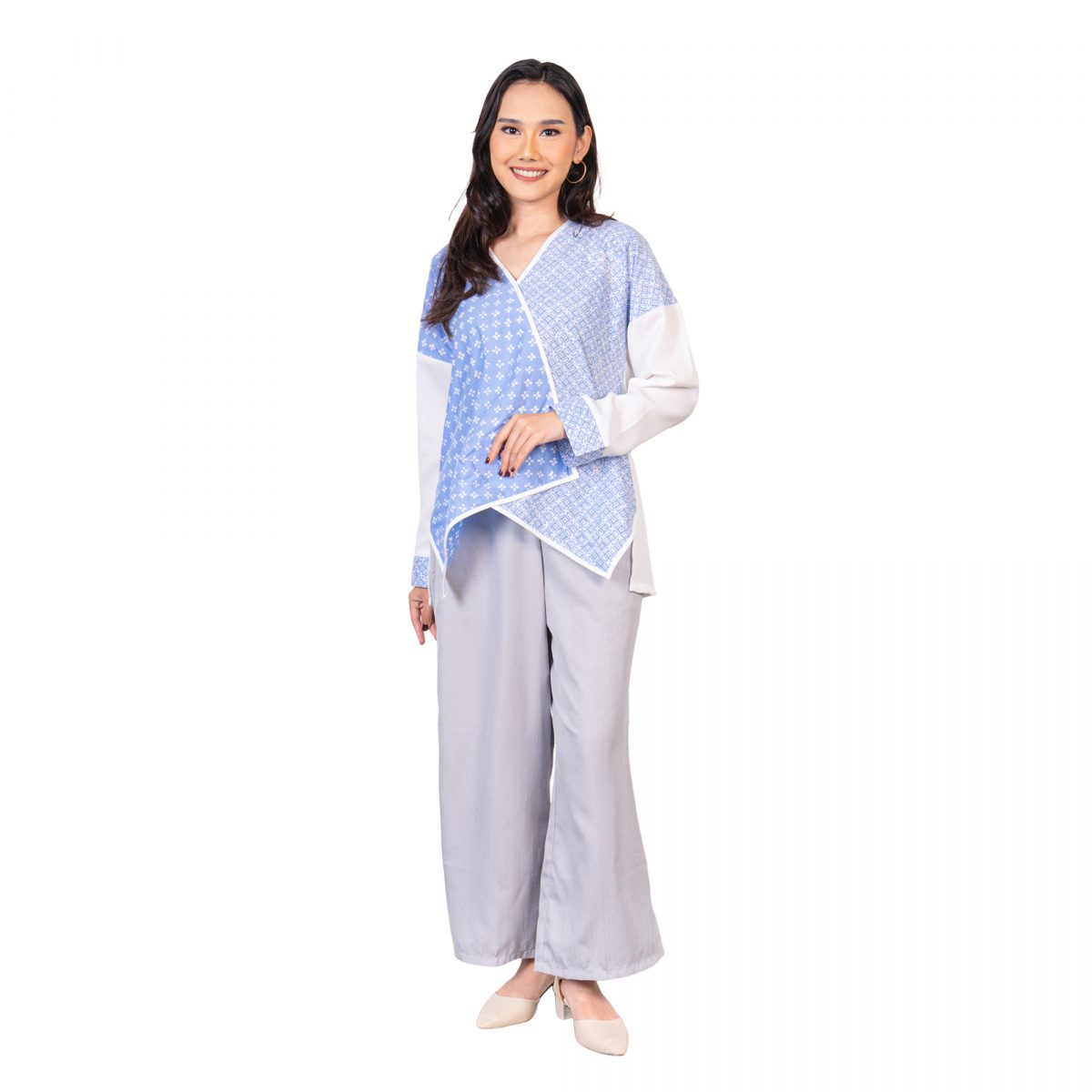 Fitria Blouse Blue - Image 6