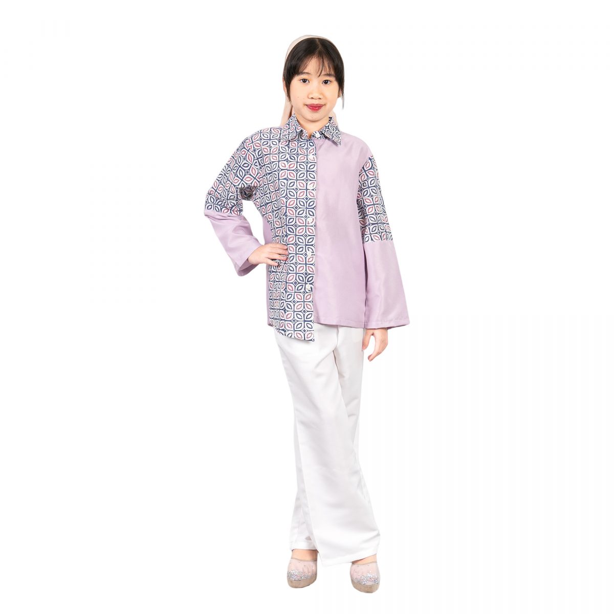 Aska Shirt Kids Purple - Image 6