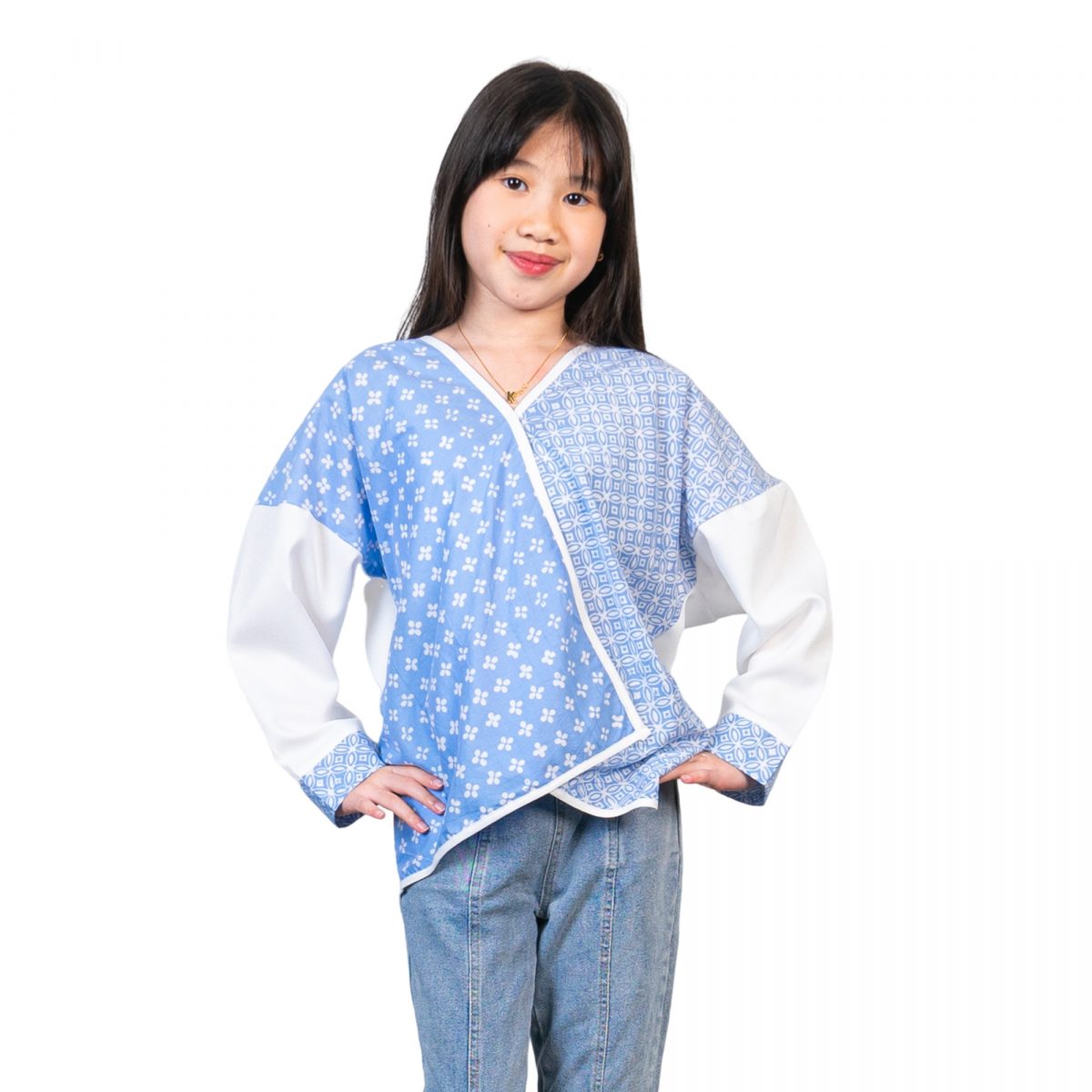 Fitria Blouse Kids Blue