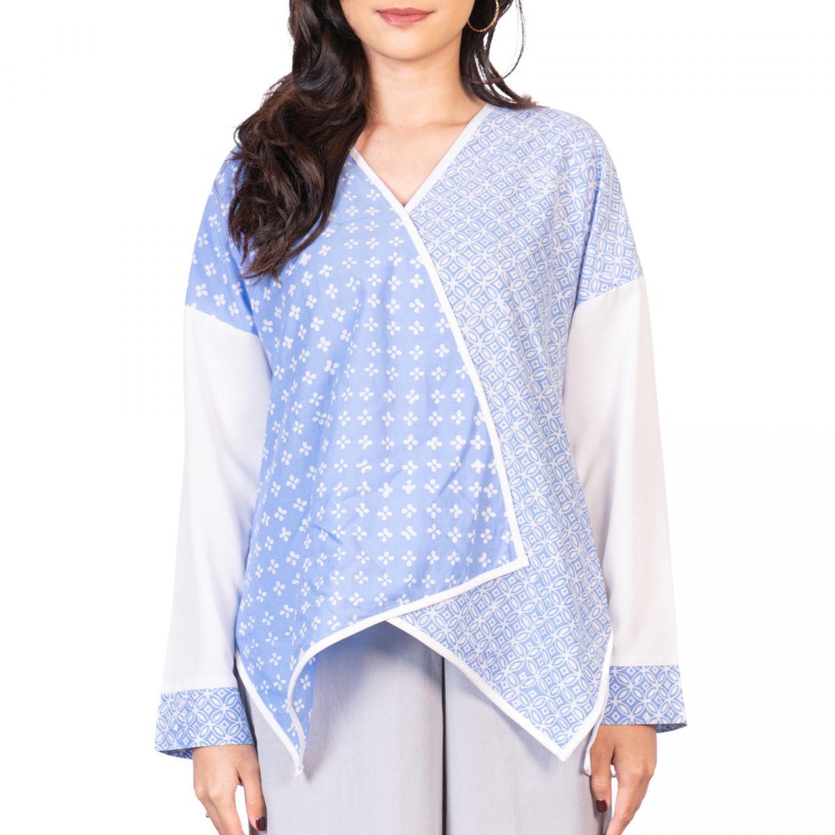 Fitria Blouse Blue - Image 2