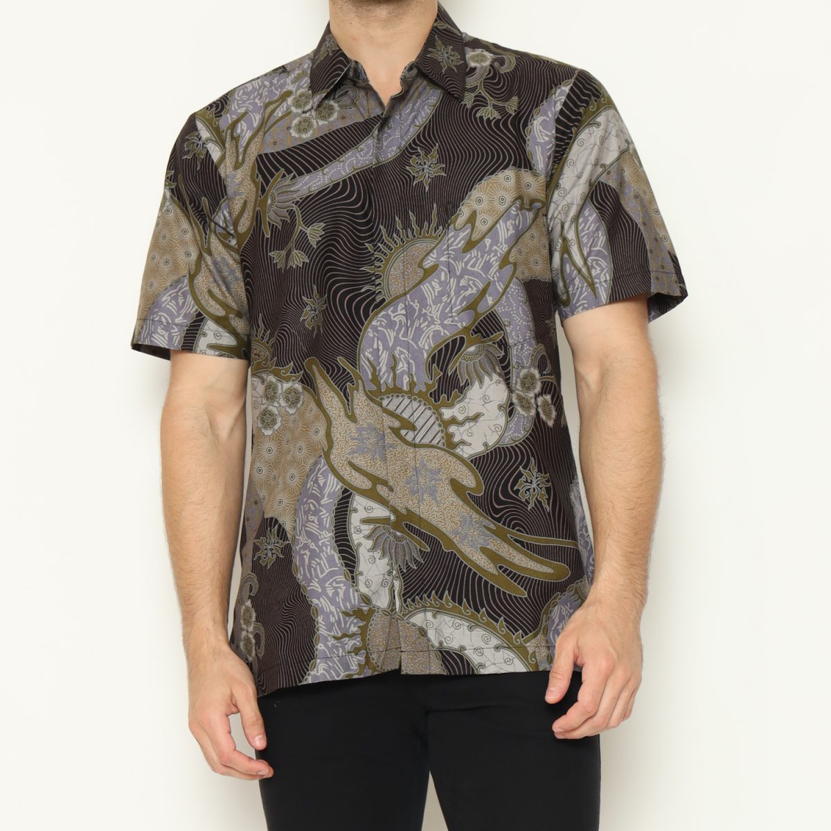 Wesley Shirt Black Olive - Image 2