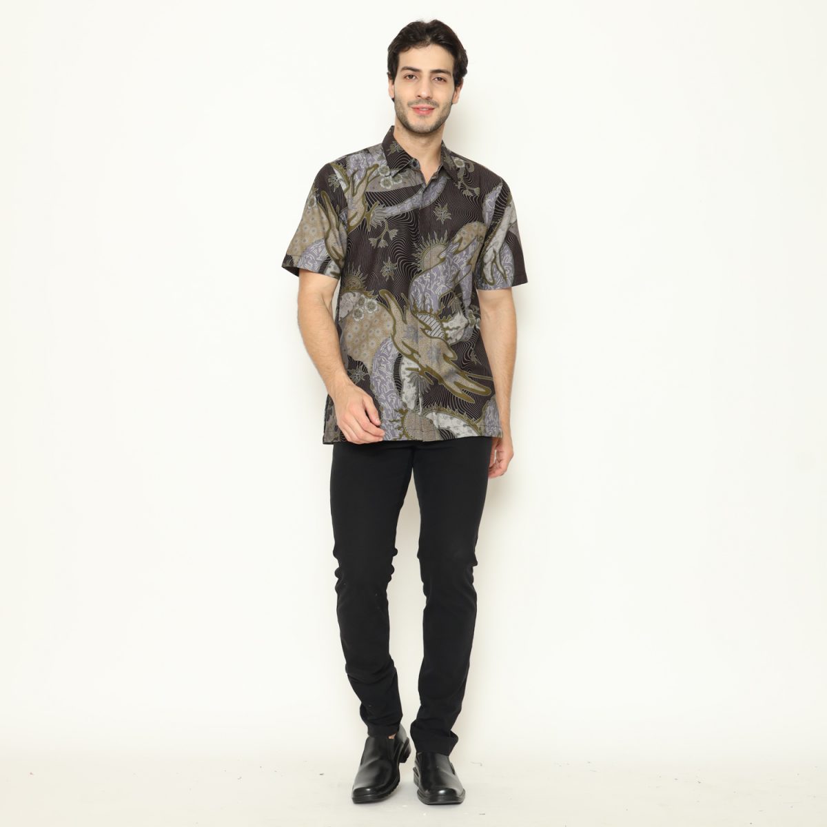 Wesley Shirt Black Olive - Image 6