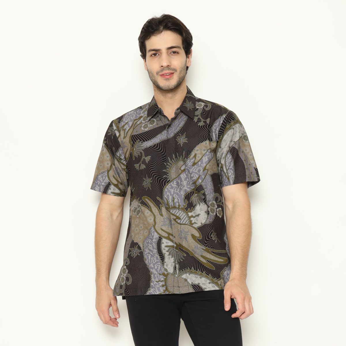 Wesley Shirt Black Olive