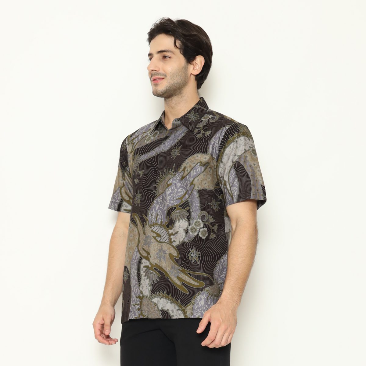 Wesley Shirt Black Olive - Image 4