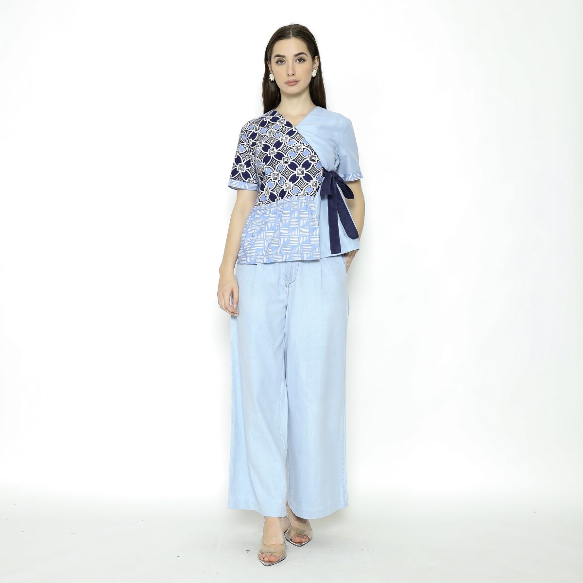 Minori Blouse Blue - Image 7