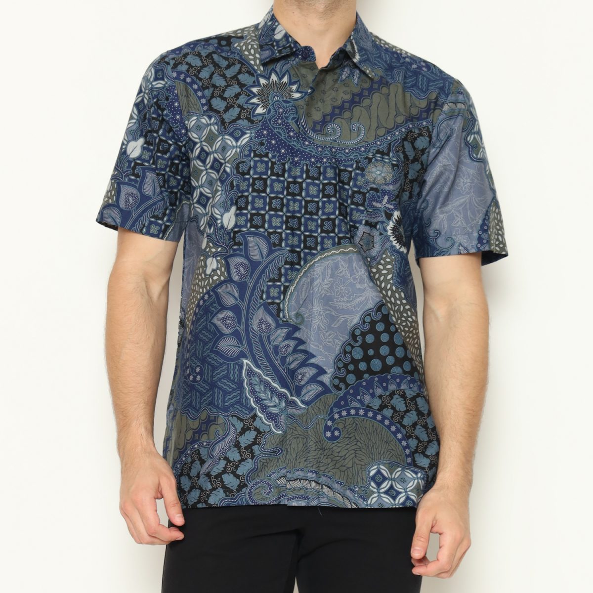 Virgo Shirt Blue Olive - Image 2