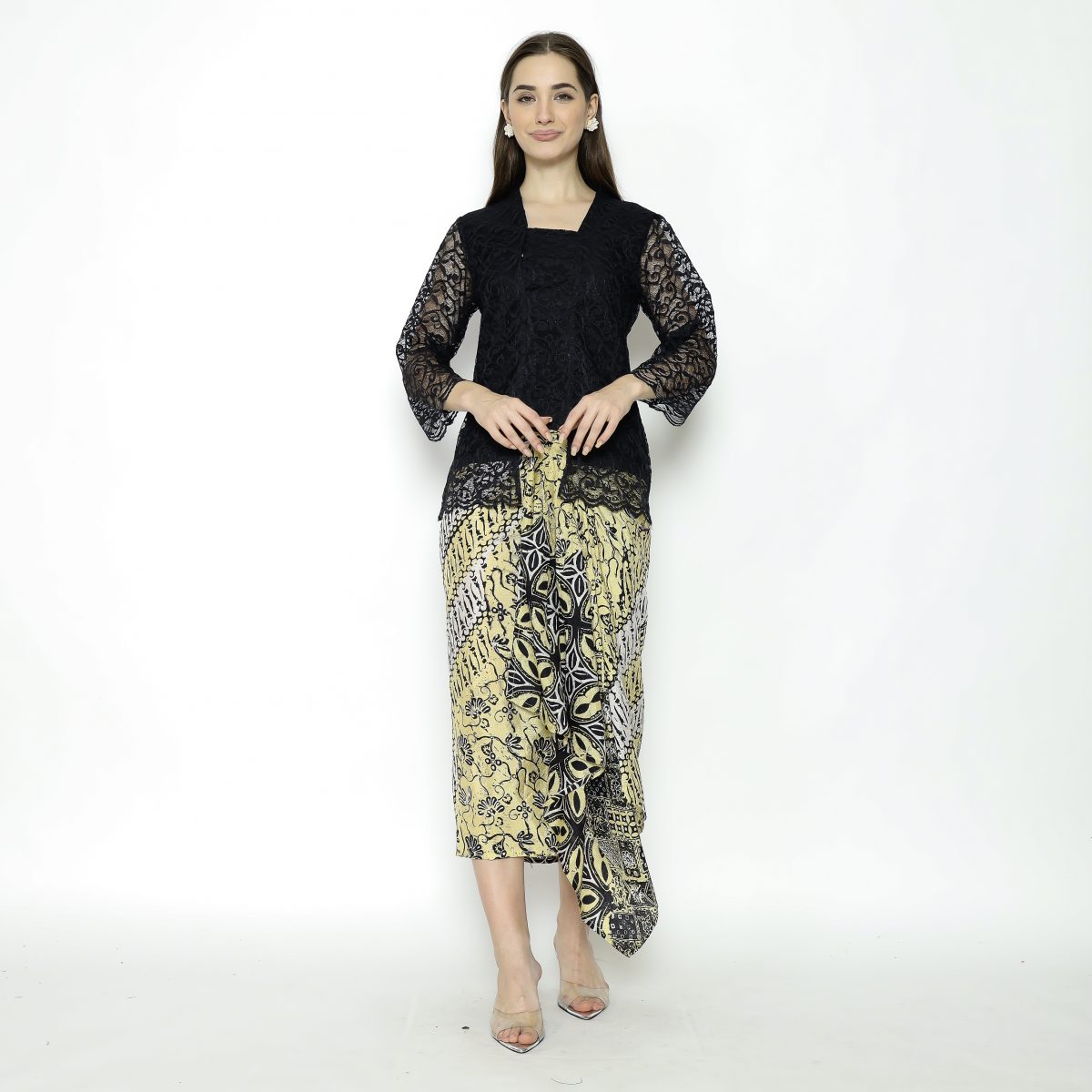 Amandara Skirt Yellow Black - Image 3