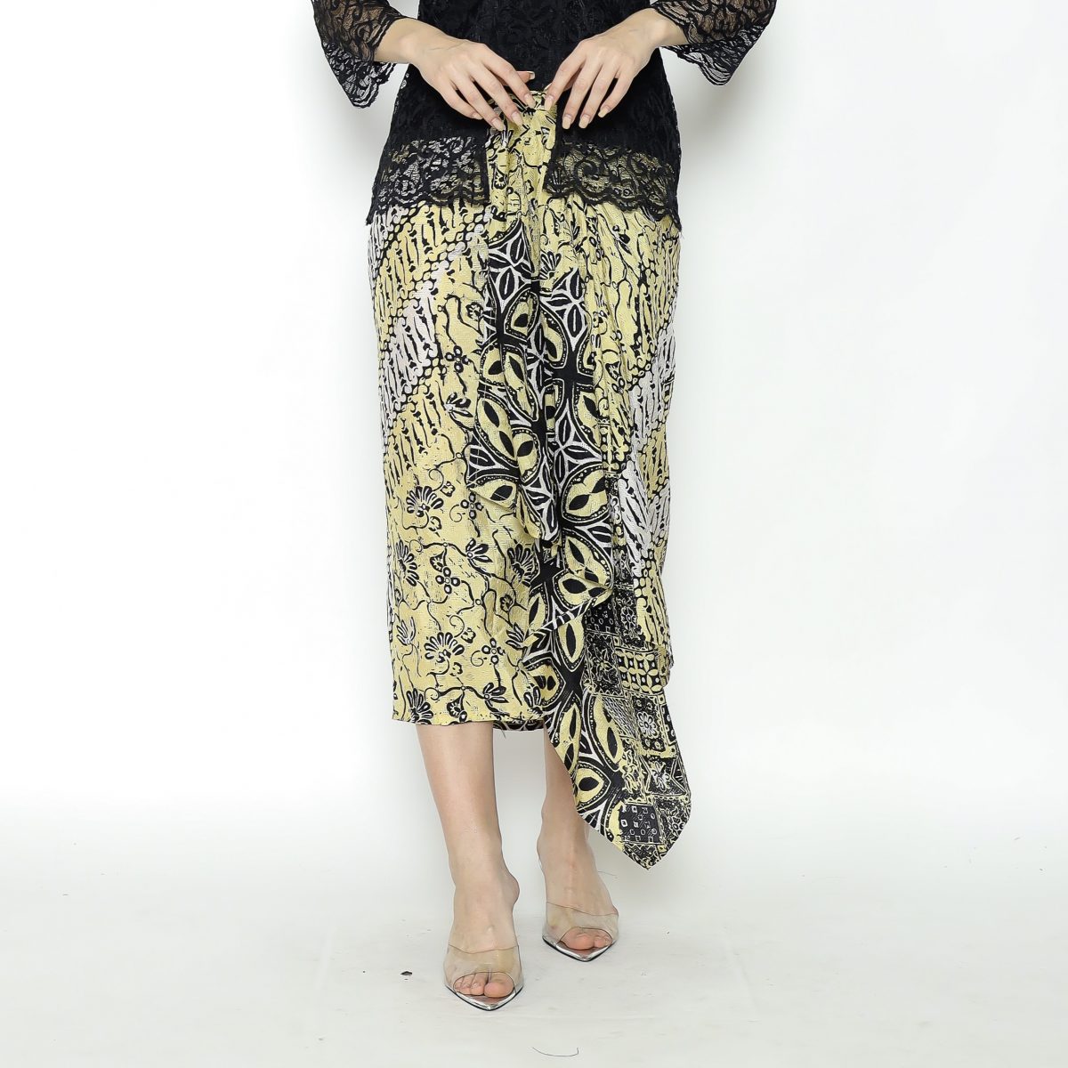 Amandara Skirt Yellow Black