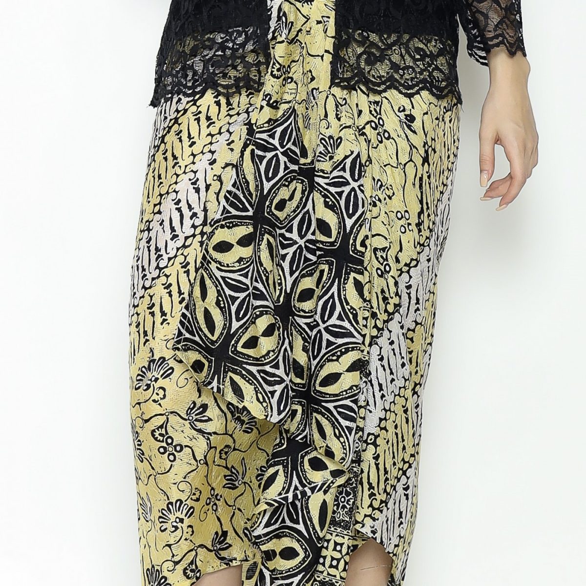 Amandara Skirt Yellow Black - Image 2