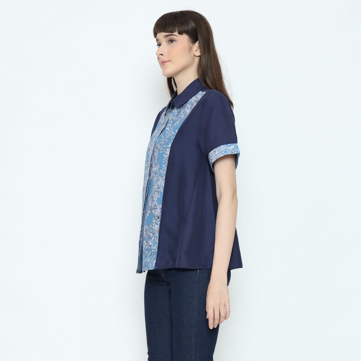 Navita Shirt Blue Navy - Image 4